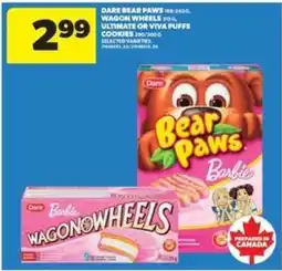 Real Canadian Superstore Dare Bear Paws, Wagon Wheels, Ultimate or Viva Puffs Cookies offer
