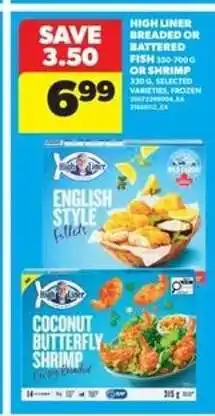 Real Canadian Superstore High Liner Breaded or Battered Fish or Shrimp offer