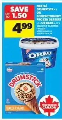 Real Canadian Superstore Nestlé Drumstick or Confectionery Frozen Dessert offer