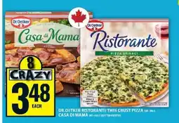 Food Basics Dr. Oetker Ristorante Thin Crust Pizza / Casa di Mama offer