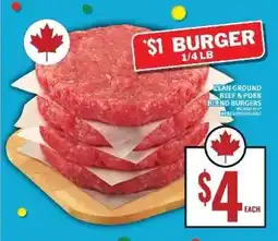 Food Basics Burger offer