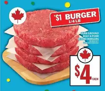 Food Basics Burger offer