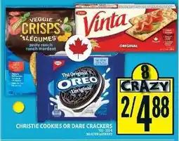 Food Basics Christie Cookies or Dare Crackers offer