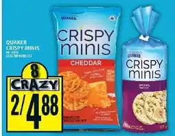 Food Basics Quaker Crispy Minis offer