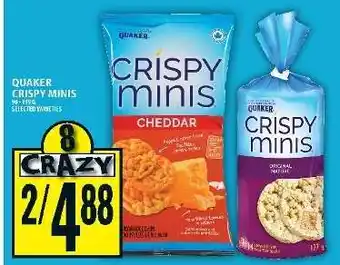 Food Basics Quaker Crispy Minis offer