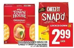 Food Basics KELLOGG’S TOWN HOUSE OR CHEEZ-IT SNAP’D CRACKERS offer