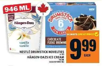 Food Basics Nestlé Drumstick Novelties & Häagen-Dazs Ice Cream offer