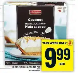 Food Basics Irresistibles Cream Pie offer