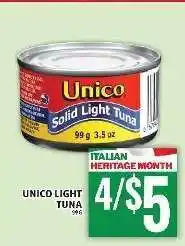 Food Basics UNICO LIGHT TUNA offer