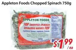 Bestco Food Mart Appleton foods chopped spinach offer