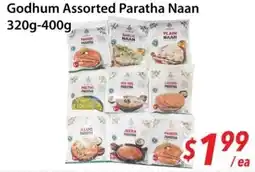 Bestco Food Mart Godhum assorted paratha naan offer