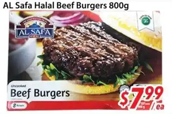 Bestco Food Mart AL Safa Halal Beef Burgers offer