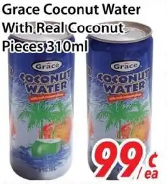 Bestco Food Mart Grace coconut water with real coconut pieces offer