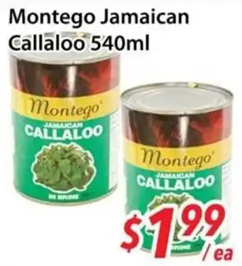 Bestco Food Mart Montego jamaican callaloo offer