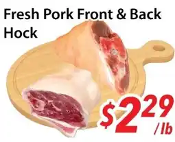 Bestco Food Mart Fresh pork front & back hock offer