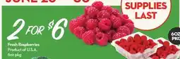 Longo's Fresh Raspberries offer