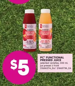 No Frills PC FUNCTIONAL PRESSED JUICE offer