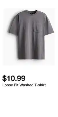 H&M Loose Fit Washed T-shirt offer