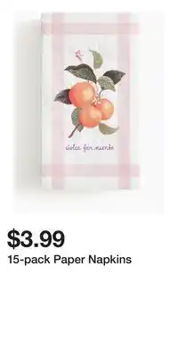H&M 15-pack Paper Napkins offer