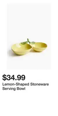 H&M Lemon-Shaped Stoneware Serving Bowl offer