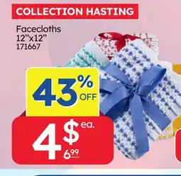 Rossy COLLECTION HASTING Facecloths offer