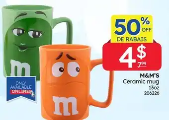 Rossy M&M'S Ceramic mug offer