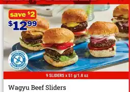 M & M Food Market Wagyu Beef Sliders offer
