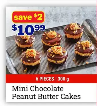 M & M Food Market Mini Chocolate Peanut Butter Cakes offer