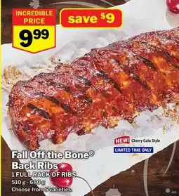M & M Food Market Fall Off the Bone Back Ribs offer