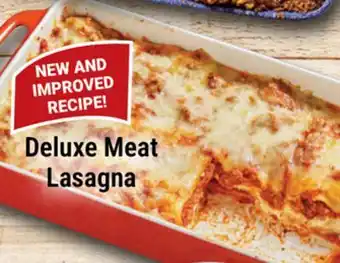M & M Food Market Deluxe Meat Lasagna offer
