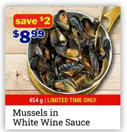 M & M Food Market Mussels in White Wine Sauce offer