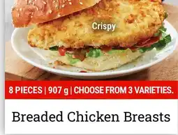 M & M Food Market Breaded Chicken Breasts offer