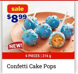 M & M Food Market Confetti Cake Pops offer
