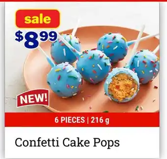 M & M Food Market Confetti Cake Pops offer