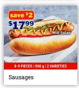 M & M Food Market Sausages offer