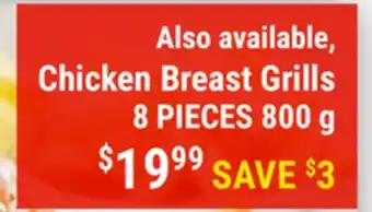 M & M Food Market Chicken Breast Grills offer
