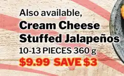 M & M Food Market Cream Cheese Stuffed Jalapeños offer