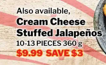 M & M Food Market Cream Cheese Stuffed Jalapeños offer