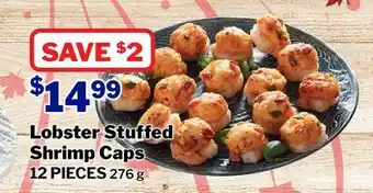 M & M Food Market Lobster Stuffed Shrimp Caps offer
