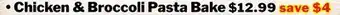 M & M Food Market Chicken & Broccoli Pasta Bake offer
