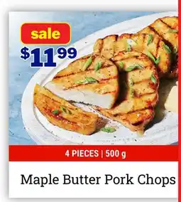 M & M Food Market Maple Butter Pork Chops offer