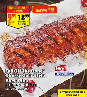M & M Food Market Fall Off the Bone Cherry Cola Style Back Ribs offer