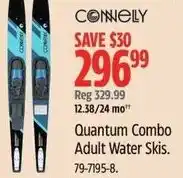 Canadian Tire CONNELY Quantum Combo Adult Water Skis offer