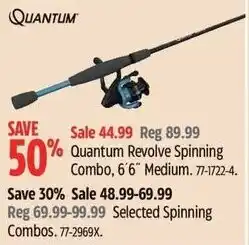 Canadian Tire Quantum Revolve Spinning Combo offer