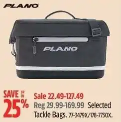 Canadian Tire PLANO Tackle Bags offer