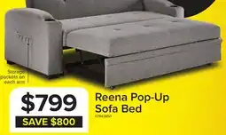 Leon's Reena Pop up Sofa Bed - Grey offer