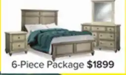 Leon's Emma 6-Piece Queen Bedroom Package - Oak offer