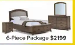 Leon's Camelot 6 - Piece Queen Storage Bedroom Package - Burnished Beige offer