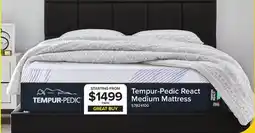 Leon's Tempur-Pedic React 2.0 Medium Twin Mattress 10 inches offer
