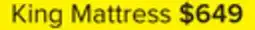 Leon's Kingsdown - Kensey Firm King Mattress offer